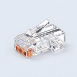 Seth Enterprises RJ45 Pass Through Transparent UTP Connectors (Copper Pins)
