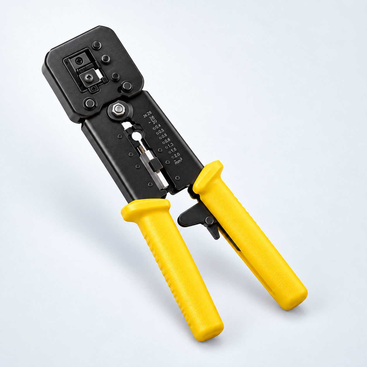 Seth Enterprises Pass Through RJ45 Crimping Tool (Basic) 2 Seth Enterprises Pass Through RJ45 Crimping Tool (Basic) Rear View official studio photography