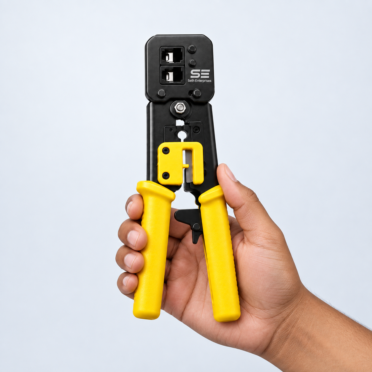 Seth Enterprises Pass Through RJ45 Crimping Tool (Basic) 6 Seth Enterprises Pass Through RJ45 Crimping Tool (Basic) Hand Held official studio photography