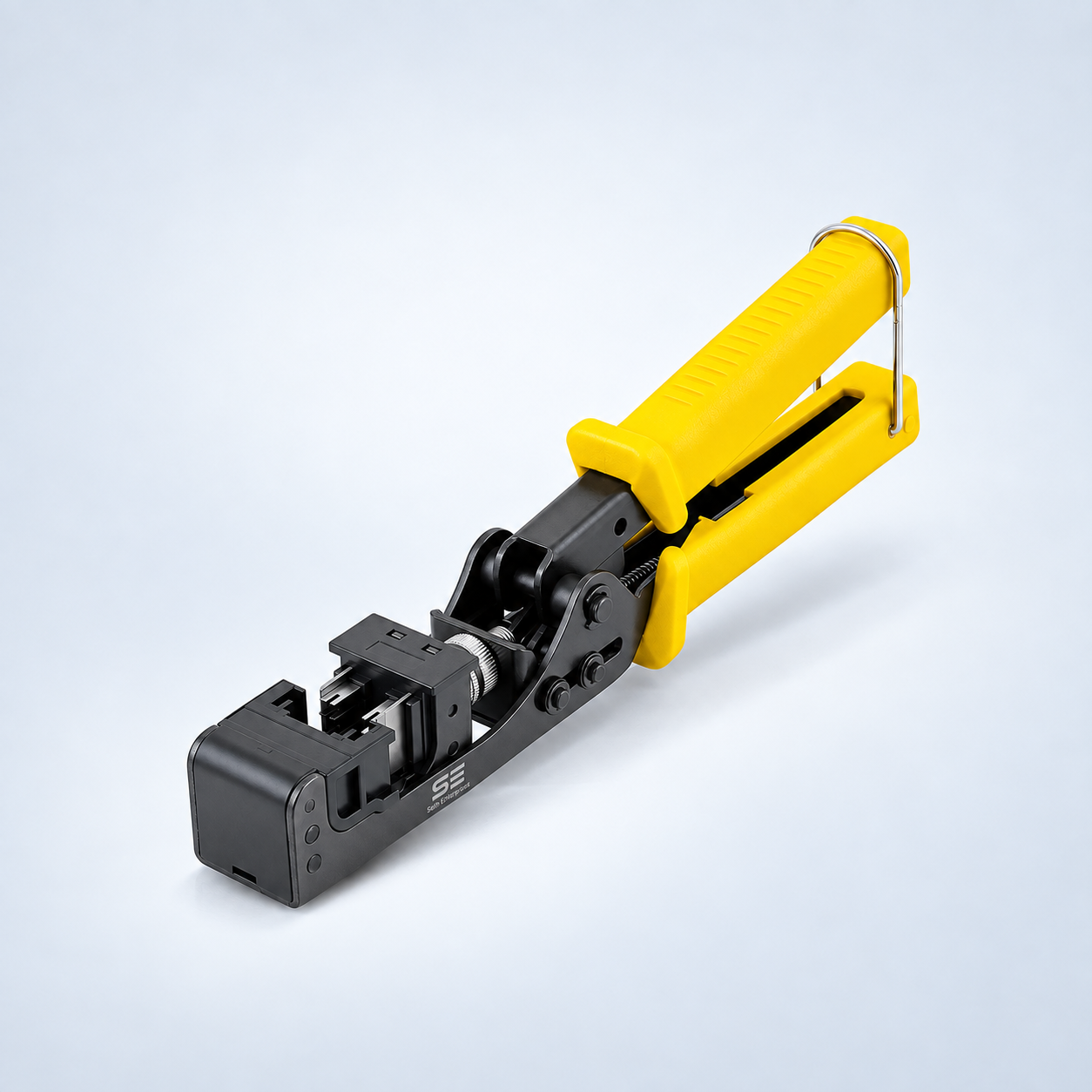 Seth Enterprises Speed Termination Tool (90 Degree), RJ45 Shielded Keystone Jacks - F/STP Punch Down Crimper - Tested For CAT5e, CAT6, CAT6A, CAT7 1 Seth Enterprises Speed Termination Tool (90 Degree), RJ45 Shielded Keystone Jacks - F/STP Punch Down Crimper - Tested For CAT5e, CAT6, CAT6A, CAT7 Main official studio photography