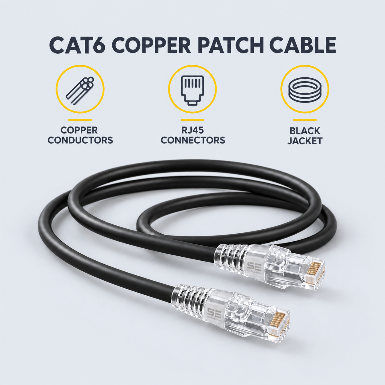 Seth Enterprises CAT6 Copper Patch Cable For Router || Smart TV || Play Station || Networking 9 Seth Enterprises CAT6 Copper Patch Cable For Router || Smart TV || Play Station || Networking Feature Card official studio photography