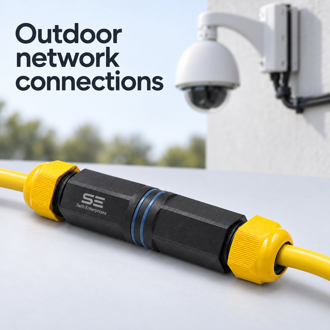 Seth Enterprises Waterproof RJ45 Coupler IP67, CAT6/ CAT5E/ CAT5 Female To Female Coupler Connector Shielded 8Pin For Outdoor Ethernet LAN Cable 9 Seth Enterprises Waterproof RJ45 Coupler IP67, CAT6/ CAT5E/ CAT5 Female To Female Coupler Connector Shielded 8Pin For Outdoor Ethernet LAN Cable Outdoor Use official studio photography